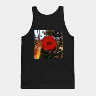 Red Rose. Los Angeles Tank Top